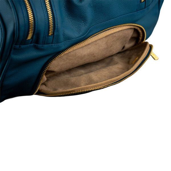 Blue Leather Thermobag - Image 5
