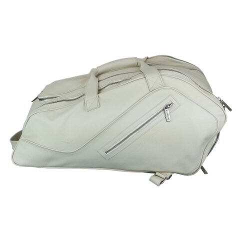 White/Silver Leather Thermobag